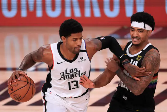 NBA2020季后赛半决赛第3场快船vs掘金比赛回放 约基奇成历史第三人