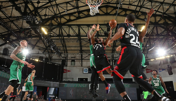 NBA2020季后赛半决赛猛龙vs凯尔特人比赛 洛瑞33+8鲍威尔23分