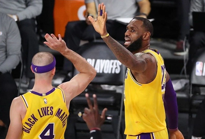 NBA2020季后赛半决赛第4场湖人vs休斯顿比赛回放