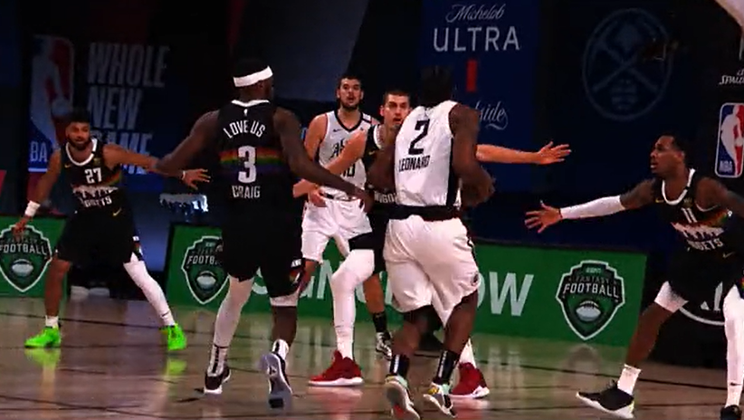 NBA2020季后赛半决赛第5场掘金vs快船比赛回放