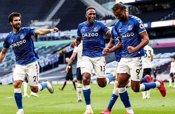 英超2020-2021赛季第一轮热刺vs埃佛顿 孙兴慜凯恩低迷