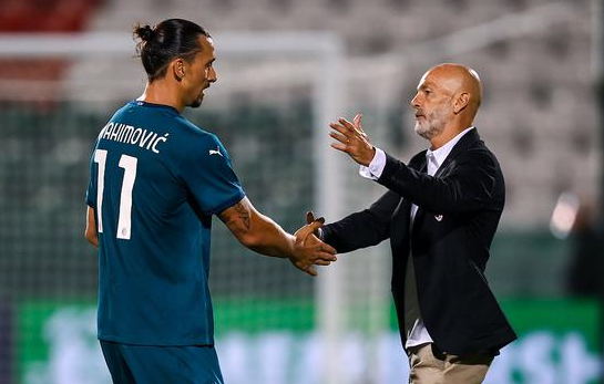 欧联:米兰vs沙姆洛克流浪 伊布一脚世界波助米兰晋级