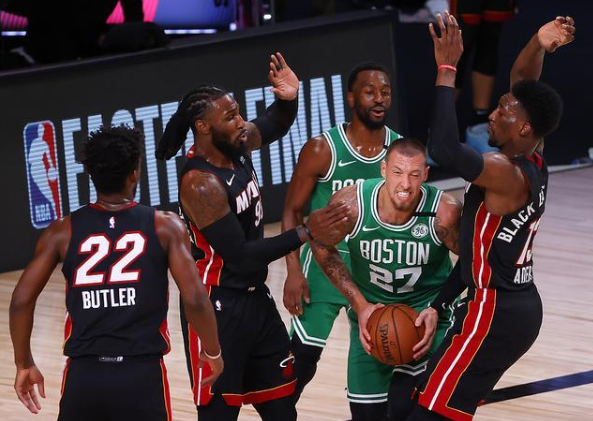 NBA2020季后赛东部决赛第3场凯尔特人vs热火比赛回放