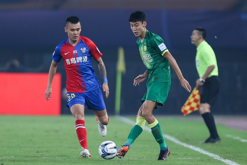 中国足协杯第一轮北京国安对阵青岛黄海战报 阿兰头球完成梅开二度2-1战胜青岛黄海
