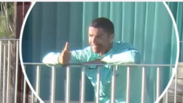 C罗新冠后亮相带有招牌式微笑 C罗感染新冠成为无症状患者