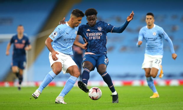 2020/21赛季英超第5轮曼城对战阿森纳 斯特林进球助曼城1-0小胜阿森纳