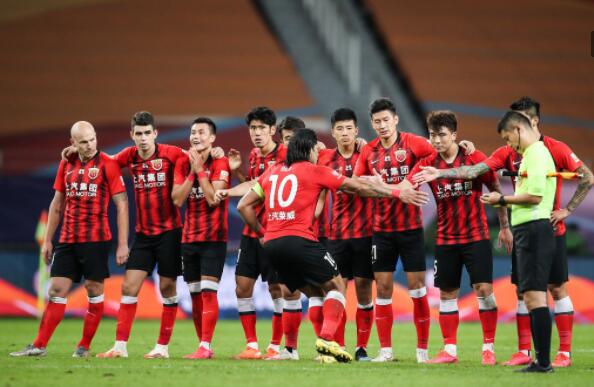 中超联赛第二阶段争冠组上海绿地申花对阵上海上港 上港6-5点球获胜