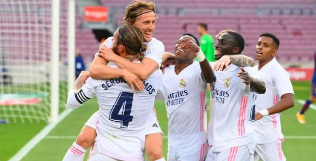 2020/21赛季西甲第7轮巴塞罗那对皇家马德里战报