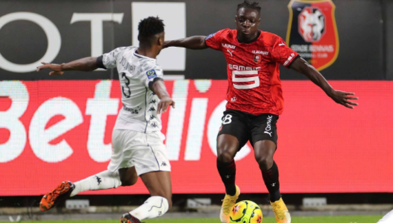 2020/21赛季法甲第8轮雷恩对昂热战报