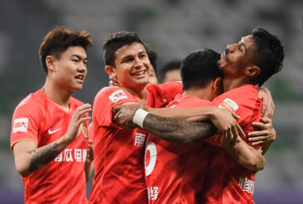 2020中超第二阶段争冠组半决赛广州恒大淘宝对阵北京中赫国安 恒大3-1战胜国安