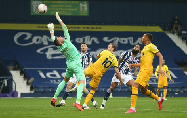 英超第8轮热刺对战西布朗 凯恩终场前绝杀助热刺1-0获胜