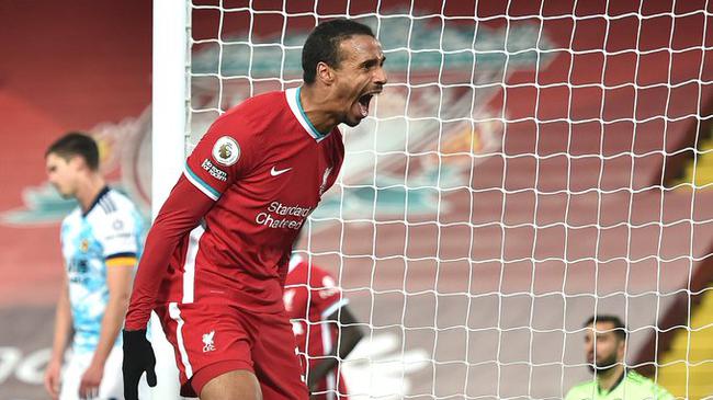 2020/21赛季英超第11轮利物浦对战狼队 萨拉赫传射马内造乌龙