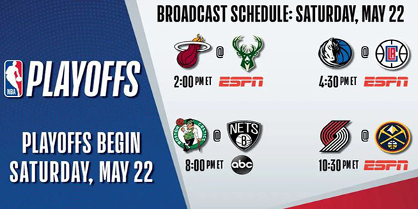 nba季后赛首日赛程