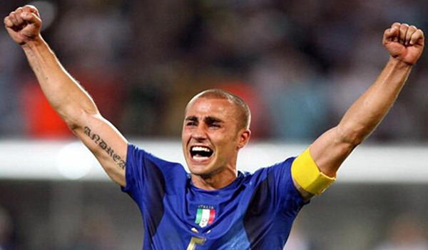 卡纳瓦罗发文祝贺 庆祝意大利队进入欧洲杯决赛