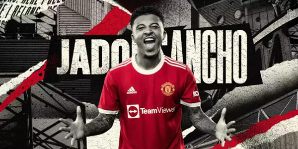 桑乔正式加盟曼联