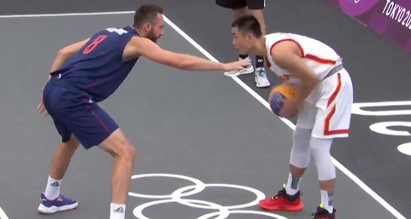中国男子三人篮球队首战输球