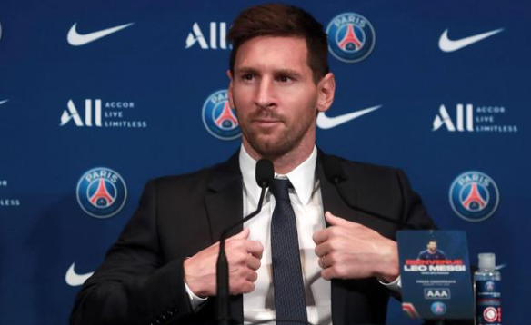 梅西在巴黎什么时候上场