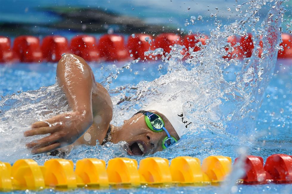 张丽获东京残奥会200米自由泳金牌