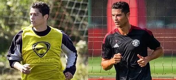 C罗回归曼联首次训练