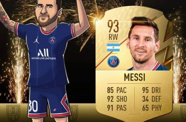 FIFA22球员能力值:梅西莱万C罗前三
