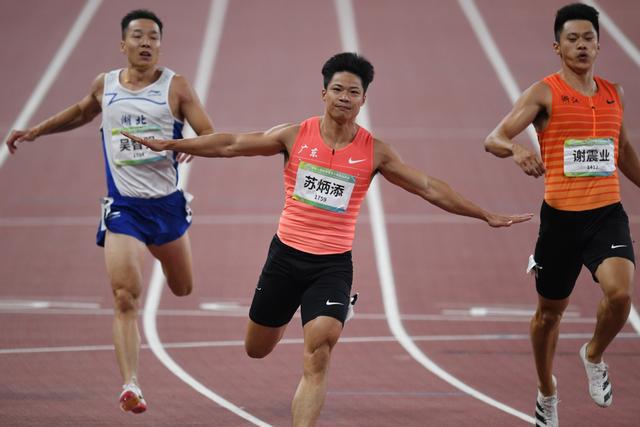 全运会男子100米决赛
