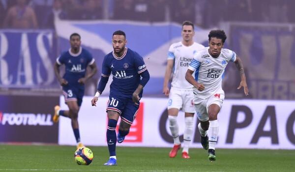 巴黎圣日耳曼0-0马赛 阿什拉夫染红