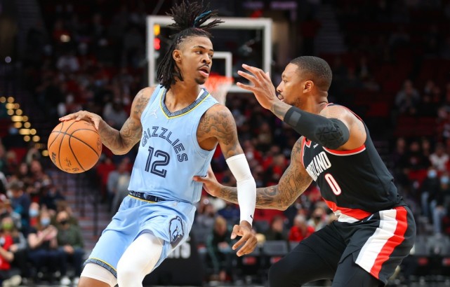 利拉德20＋10开拓者大胜灰熊