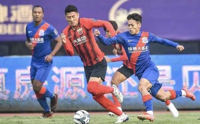 足协杯海港5-1申花 保利尼奥世界波