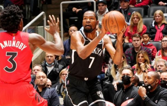 杜兰特31分哈登28+10+8，篮网五连胜