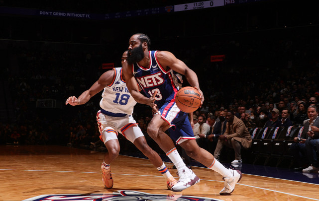 哈登34＋10＋8 篮网力克尼克斯避连败