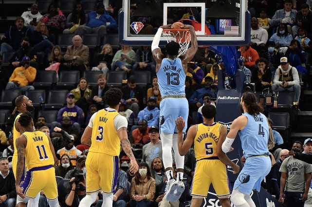 湖人95-108灰熊 詹姆斯生涯里程悲