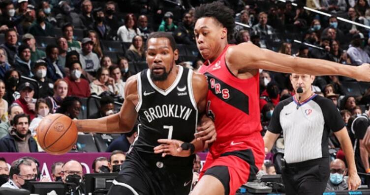 杜兰特34＋13＋11 猛龙129-131篮网