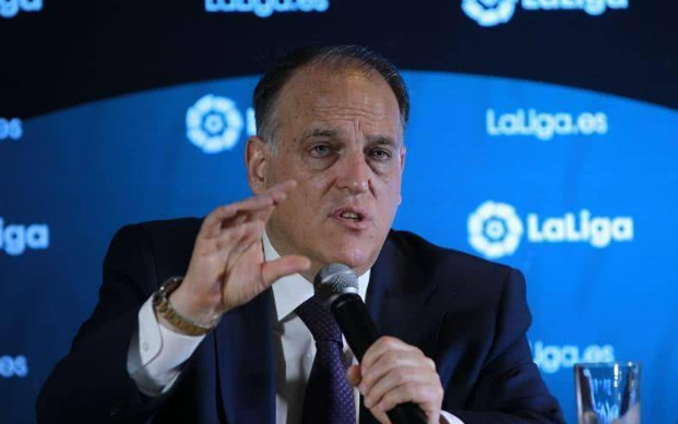 西甲主席表示姆巴佩加入皇马意愿很明显