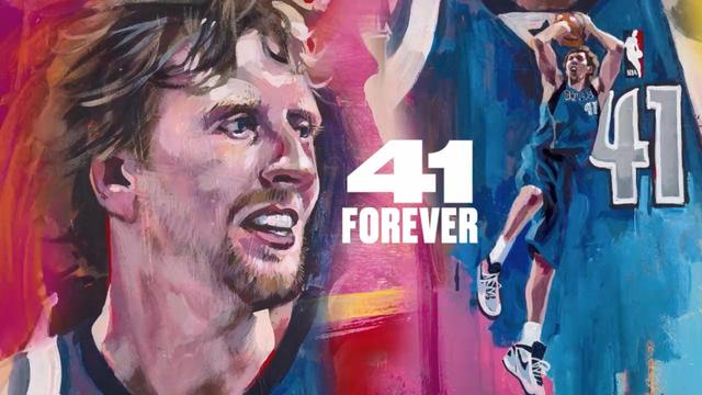 NBA诺维斯基球衣退役