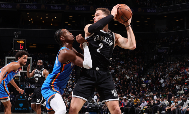 哈登26＋7＋9 雷霆130-109篮网