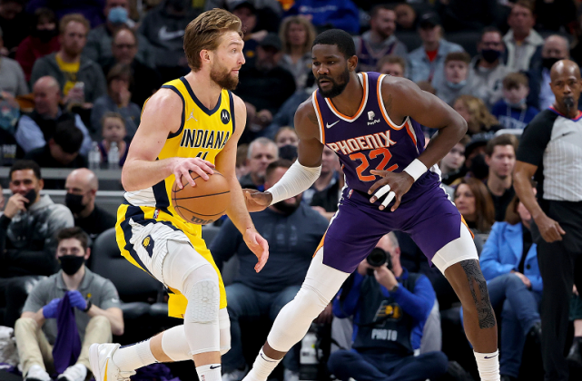 布克单节22分 太阳112-94战胜步行者