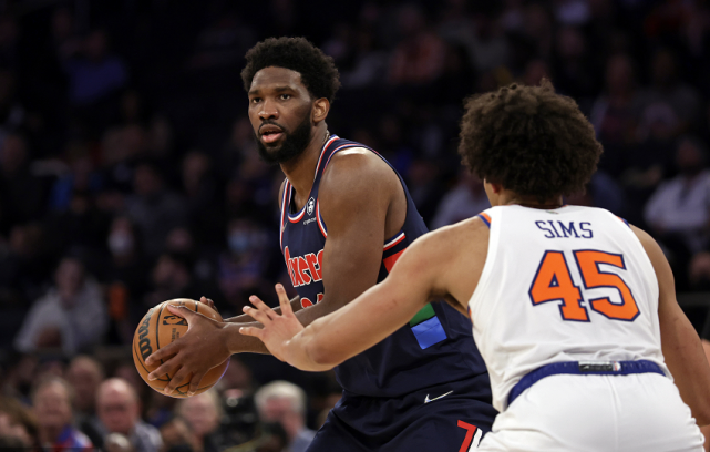 哈登首秀轰26＋9＋9 费城123-108尼克斯